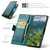 For Xiaomi 14 CaseMe 023 Butterfly Buckle Litchi Texture RFID Anti-theft Leather Phone Case(Pearly Blue)
