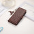 For Honor X8b Ostrich Pattern Genuine Leather RFID Phone Case(Coffee)