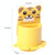 4 PCS Bathroom Paste Wall-Mounted Shelf Cartoon Animal Toothbrush Holder(Tiger)