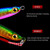 PROBEROS LF127 Long Casting Bait Small Leader Freshwater Sea Bass Fishing Warbler Spinnerbait, Size: 7g(Color B)