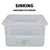 PROBEROS DW592 Sinking Minnow Lure Long Casting Fake Bait Bionic Plastic Hard Bait(Color E)