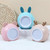 XY010 2 PCS Cute Pet Night Light LED Touch Dimming Dormitory Bedside Light(Pink Rabbit)