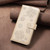 For OPPO A59 5G Four-leaf Embossed Leather Phone Case(Gold)