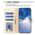 For OPPO A59 5G Four-leaf Embossed Leather Phone Case(Gold)