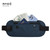 Passport Fit Invisible Waterproof Cell Phone Waist Pack Anti-theft Brush Travel Document Organizer Bag(Dark Blue)