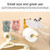 4 PCS Cartoon Hanger Storage Rack Paper Towel Rack Hanger Rack(Panda)