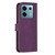 For Xiaomi Redmi Note 13 Pro 4G Global Plaid Embossed Leather Phone Case(Purple)