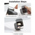 Desktop Computer Monitor Auxiliary Pen Holder Desk Adhesive Storage Box, Color: Trapezoid-White
