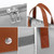 15.6 Inch Contrasting Color PU Leather Laptop Bag Computer Bag Briefcase Cover(Grey)