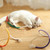 70cm Cat Bite Rope Toy Catnip Cat Teasing Stick(Orange)