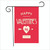 2 PCS Valentine Day Garden Flag Festive Atmosphere Garden Banner(QR006)