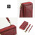 For iPhone 14 Plus Crossbody Multi-functional Zipper Wallet Leather Phone Case(Red)