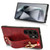 For Samsung Galaxy S24 Ultra 5G Wristband Leather Back Phone Case(Red)