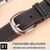 Dandali Ladies Microfiber Bottom Buckle Belt Versatile Jeans Waistband, Length: 105cm(Black)