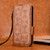For Samsung Galaxy S24+ 5G Symmetrical Triangle Leather Phone Case(Brown)