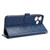 For ZTE Blade V50 Smart / V50 Design 4G Honeycomb Dot Texture Leather Phone Case(Blue)