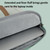 14 ~ 14.6 Inch Oxford Cloth Laptop Bag Crossbody Carrying Case Briefcase(Gray)