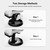 AMVR TYBP1 VR Desktop Storage Display Rack For Meta Quest 3 / Pico 4 / PSVR 2(Black)