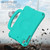 For iPad mini 5 / 4 / 3 /2 / 1 Handle Football Shaped EVA Shockproof Tablet Case(Mint  Green)