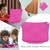 For iPad 10.2 2019/2021/2022 Handle Football Shaped EVA Shockproof Tablet Case(Rose Red)