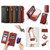 For Samsung Galaxy S22 Ultra 5G Crossbody Multi-functional Zipper Wallet Leather Phone Case(Green)