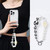 LEEU DESIGN Pearl Chain Mobile Phone Lanyard Camera Wrist Strap Bracelet(Ginkgo)