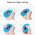 TF122 2 PCS 2 in 1 Silicone Grip Ring + Grip Device Set(Green)