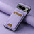 For Google Pixel 8a Suteni H02 Litchi Leather Card Wallet Stand Back Phone Case(Purple) For Google Pixel 8a Suteni H02 Litchi Leather Card Wallet Stand Back Phone Case(Purple)