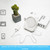 Eye-care Study Desk Lamp Dormitory Bedside Reading Rechargeable Clip-On Night Lamp(White)