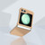 For Samsung Galaxy Z Flip5 5G Wave Pattern Matte PC Phone Case(Peach)