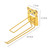 4 PCS Cartoon Hanger Storage Rack Paper Towel Rack Hanger Rack(Tiger) 4 PCS Cartoon Hanger Storage Rack Paper Towel Rack Hanger Rack(Tiger)
