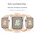 For Apple Watch Series 2 38mm Loop Nylon Watch Band(Milky White)