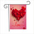 2 PCS Valentine Day Garden Flag Festive Atmosphere Garden Banner(QR040)