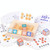 Wooden Block Matching Puzzle Children Education English Words / Math Computation Card Toy(Number Block)