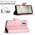 For Motorola Moto G Power 5G 2024 Rhombic Texture Flip Leather Phone Case with Lanyard(Pink)
