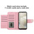 For Motorola Moto G Power 5G 2024 Rhombic Texture Flip Leather Phone Case with Lanyard(Pink)