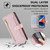 For Realme 8i Lite Sheep Texture Cross-body Zipper Wallet Leather Phone Case(Pink)