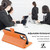 For Realme 7 / Narzo 20 Pro Lite Sheep Texture Cross-body Zipper Wallet Leather Phone Case(Orange)