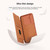 For Samsung Galaxy A55 NILLKIN QIN Series Pro Sliding Camera Cover Design Leather Phone Case(Brown)