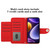 For Xiaomi Poco F5 / Redmi Note 12 Turbo Rhombic Texture Flip Leather Phone Case with Lanyard(Red)