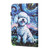 For Amazon Kindle Fire HD10 2023/2021 Coloured Drawing Stitching Smart Leather Tablet Case(Oil Painting Dog)