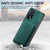 For OPPO A17 Retro Leather Card Bag Magnetic Phone Case(Green)