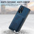For OPPO A52 / A72/ A92 Retro Leather Card Bag Magnetic Phone Case(Blue)