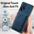 For OPPO A52 / A72/ A92 Retro Leather Card Bag Magnetic Phone Case(Blue)