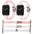 For Apple Watch SE 2023 40mm Laser PC Colorful 12mm Slim Watch Band(Transparent)