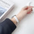 For Apple Watch SE 2023 40mm Laser PC Colorful 12mm Slim Watch Band(Transparent)