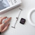 For Apple Watch SE 2022 44mm Laser PC Colorful 12mm Slim Watch Band(White)