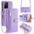 For Xiaomi 11T / 11T Pro Sheep Texture Cross-body Zipper Wallet Leather Phone Case(Purple)