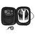 For Apple Vision Pro Headset Multifunctional Storage Bag Carrying Case(Black)