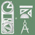 2pcs Multifunctional Drawing Ruler Function Drawing Protractor Geometric Ruler(For Primary School)